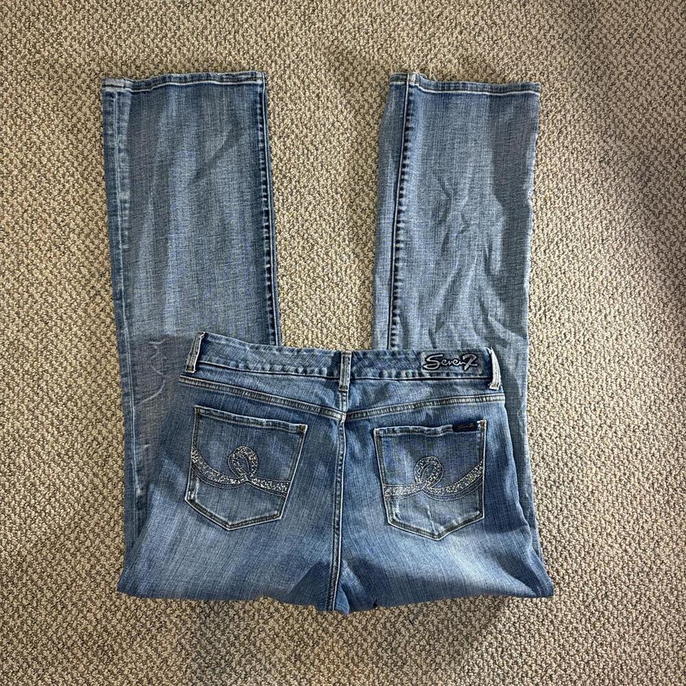 Perfect rare vintage y2k low rise 7’s jeans